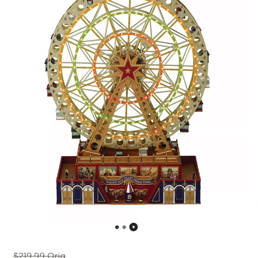 Musical Ferris Wheel Holiday Decor - Picture 3 of 3